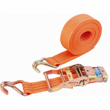 54385 | Ремень багажный с крюками, 0,05 х 6 м, храповой механизм, STELS-1