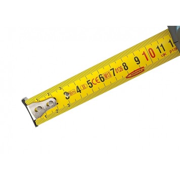 31114 | Рулетка 8 м x 25 мм, магнитный обрезиненный зацеп, двусторонняя шкала, Нейлоновое покрытие, автоматическая фиксация, GROSS SCHLAGFEST-1