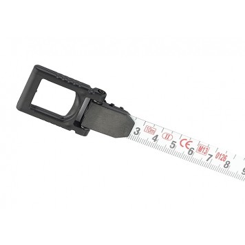 31250 | Рулетка геодезическая 10 м х 13 мм, закрытый корпус, металлическая лента, Нейлон, двусторонняя шкала, GROSS-1