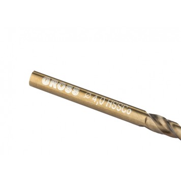 72312 | Сверло спиральное по металлу, 4 мм, HSS-Co, GROSS-2