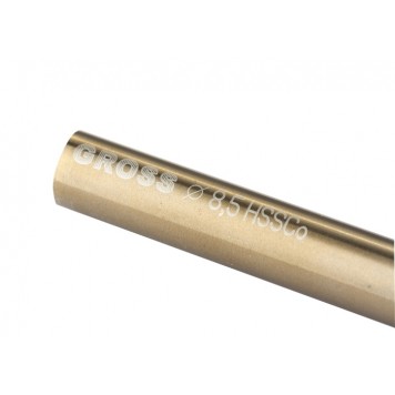 72336 | Сверло спиральное по металлу, 8,5 мм, HSS-Co, GROSS-1