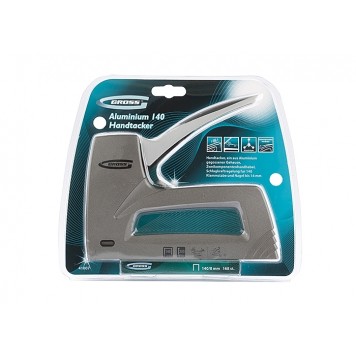 41007 | Степлер мебельный (Aluminium 140), алюминиевый корпус, регулятор удара, тип скобы 140, 300, 6-14 мм, GROSS-2