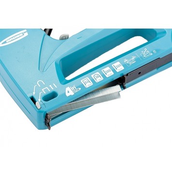 41005 | Степлер мебельный универсальные (Universell 4) пластик, 4 функции, тип скобы: 53, 36, 300, 500, 8-14мм, GROSS-2