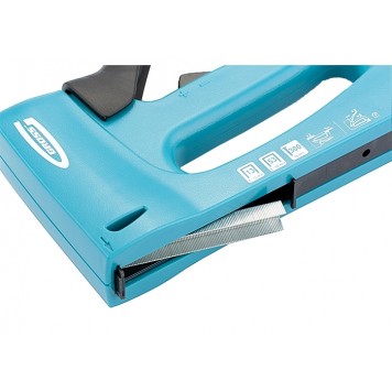 41003 | Степлер мебельный, пластиковый корпус, регулировка удара, тип скобы: 13, 53, 300, 6-16 мм, GROSS-3