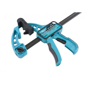 20701 | Струбцина реечная быстрозажимная 24, пистолетного типа, пошаговый механизм, пластиковый корпус, 600 мм, GROSS-2