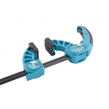 20707 | Струбцина реечная быстрозажимная, пластиковый корпус, рычажный храповой механизм, 12"/300 мм, GROSS-1