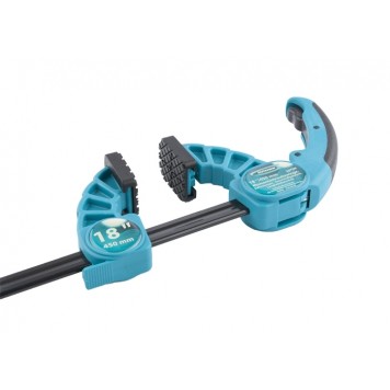 20709 | Струбцина реечная быстрозажимная, пластиковый корпус, рычажный храповой механизм, 18"/450 мм, GROSS-1