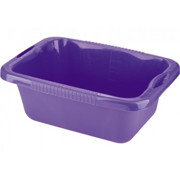 92991 | Таз пластмассовый прямоугольный 25л, фиолетовый, ELFE-0