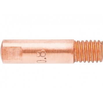 94380 | Токопроводящий наконечник для сварочных аппаратов Mig/Mag, 0,6 мм, 5 шт, DENZEL-1