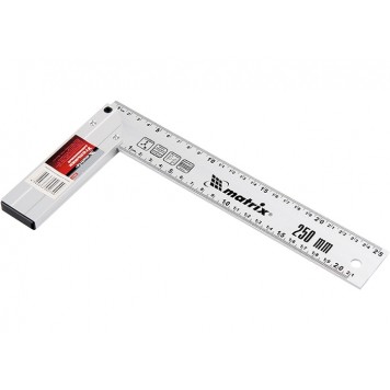 32472 | Угольник, 300 мм, алюминиевый, литой, MATRIX-1