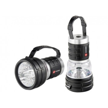 90531 | Фонарь кемпинговый, многофункциональный, трех режимный, 12 Led, влагонепроницаемый, 3 х LR20, STERN-0