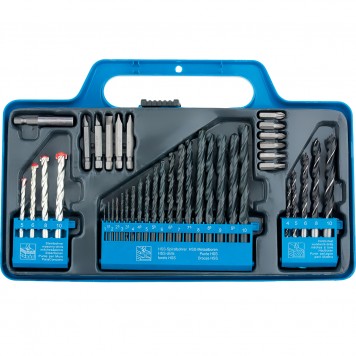 725455 | Набор сверл по бетону, дереву 5-6-8-10 мм, м-ллу 1-10 мм (через 0,5 мм), након, 40 предметов, SPARTA-0