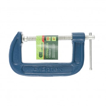 20584 | Струбцина G-образная, 100 мм, СИБРТЕХ-3