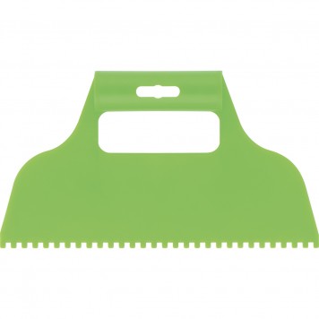 86014 | Шпатель для клея, пластмассовый, зубчатый 4 х 4 мм, СИБРТЕХ-0