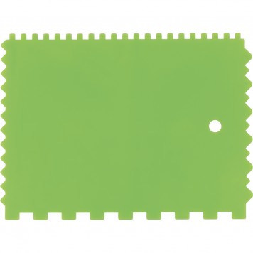 86018 | Шпатель для клея, пластмассовый, 130 х 170 мм, зубчатый, СИБРТЕХ-0