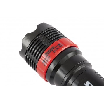 90570 | Фонарь бытовой, пластик, 1 W Led, ремешок, зум, 3 режима 100%-50%-строб, 3 х ААА, STERN-2