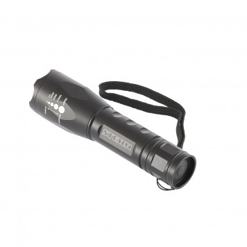 90581 | Фонарь, 3 W CREE Led 3 W, зум, 3 режима 100 %-50 %-строб, ремешок, 160 Лм, 200 м, 3 х ААА, STERN-1