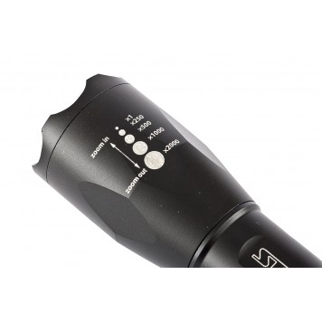 90581 | Фонарь, 3 W CREE Led 3 W, зум, 3 режима 100 %-50 %-строб, ремешок, 160 Лм, 200 м, 3 х ААА, STERN-2