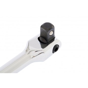 14066 | Вороток однорычажный, 380 мм, с квадратом 1/2 на шарнире, CrV, хромированный, MATRIX MASTER-1