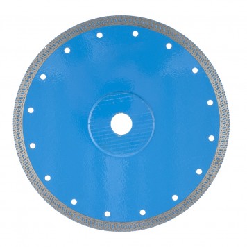 73097 | Диск алмазный, сплошной 230 х 22,2 мм, тонкий, сухая/мокрая резка, БАРС-2