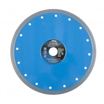 73097 | Диск алмазный, сплошной 230 х 22,2 мм, тонкий, сухая/мокрая резка, БАРС-1