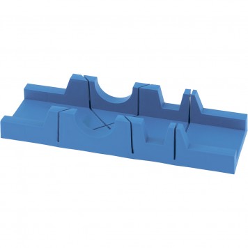 22570 | Стусло пластиковое, 295 х 65 мм, 3 угла для запила, СИБРТЕХ-0