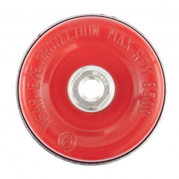 74672 | Щетка для УШМ, 100 мм, М14, "чашка", крученая проволока 0,5 мм, MATRIX HEAVY DUTY-2