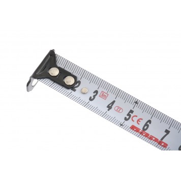 32540 | Рулетка Вектор 3 м х 19 мм, утолщенное полотно, магнитный зацеп, обрезиненный корпус, БАРС-1