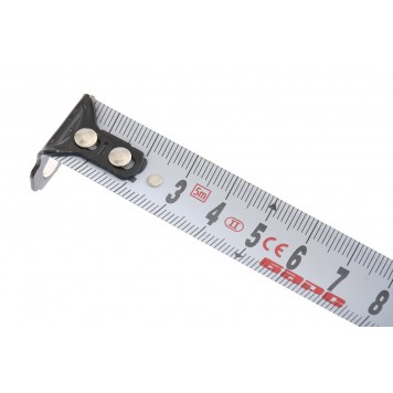 32541 | Рулетка Вектор 5 м х 19 мм, утолщенное полотно, магнитный зацеп, обрезиненный корпус, БАРС-1