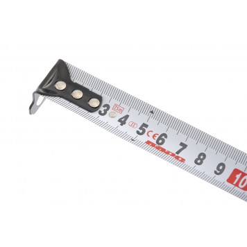 32543 | Рулетка Вектор 7,5 м х 25 мм, утолщенное полотно, магнитный зацеп, обрезиненный корпус, БАРС-1