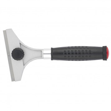 79545 | Скребок, 100 мм, фиксированное лезвие, металлическая обрезиненная ручка, MATRIX MASTER-0