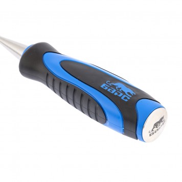 24647 | Долото-стамеска, плоская, 22 мм, двухкомпонентная рукоятка, металлический затыльник, БАРС-2