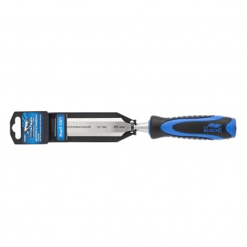 24651 | Долото-стамеска, плоская, 26 мм, двухкомпонентная рукоятка, металлический затыльник, БАРС-3