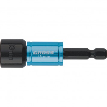 11623 | Бита с торцевой головкой, магнит. Nut-Driver, 13 мм, S2, GROSS-0