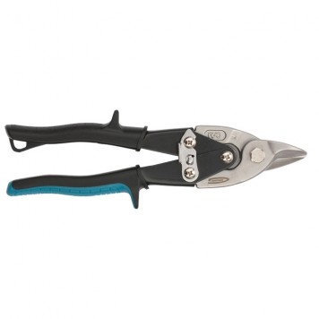 78327 | Ножницы по металлу, 230 мм, прямой усиленный рез (Bulldog), сталь СrMo, двухкомпонентная рукоятка-ки, GROSS PIRANHA-2