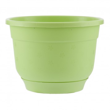 69220 | Горшок с поддоном, салатовый, 8 л, PALISAD ФЛОКС-0
