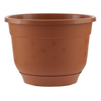69222 | Горшок с поддоном, терракотовый, 2,5 л, PALISAD ФЛОКС-0