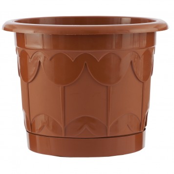 69244 | Горшок с поддоном, терракотовый, 6 л, PALISAD ТЮЛЬПАН-0