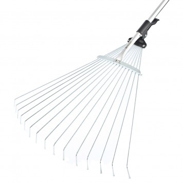 61756 | Грабли веерные 15-зубые, металлический черенок 1130 мм, раздвижные, PALISAD-1