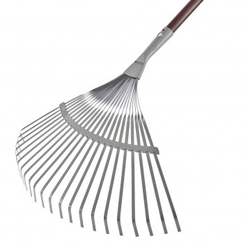 61788 | Грабли веерные c деревянным черенком, стальные, покрытые эпоксидом, PALISAD LUXE-1