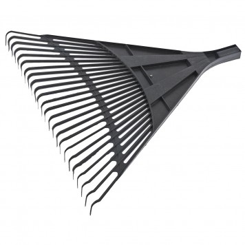 61708 | Грабли веерные 24 зуба, без черенка, полипропиленовые, СИБРТЕХ-0