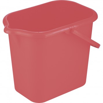 92952 | Ведро пластмассовое прямоугольное 16 л, красное, ELFE-0