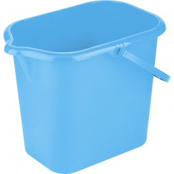 92953 | Ведро пластмассовое прямоугольное 16 л, голубое, ELFE-0