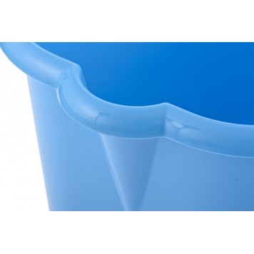 92953 | Ведро пластмассовое прямоугольное 16 л, голубое, ELFE-1