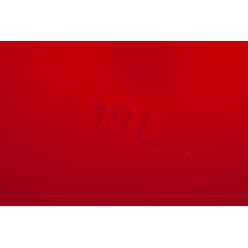 92987 | Таз пластмассовый квадратный 18 л, красный, ELFE-5