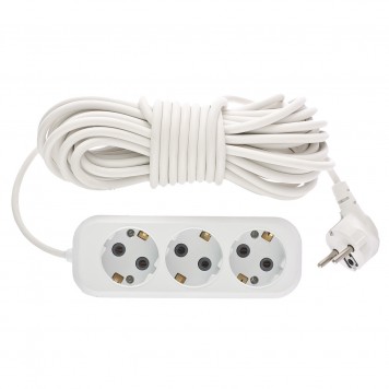 95769 | Удлинитель бытовой серия УХз-10, с заземлением, 10 м, 3 розетки, 10А, STERN-0