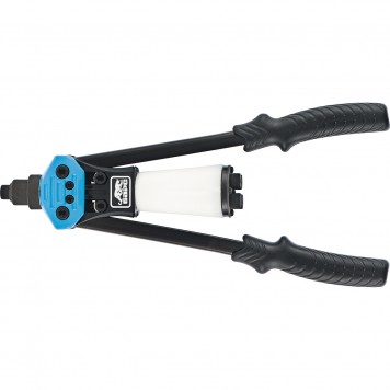 40431 | Заклепочник двуручный 310 мм, алюминий 2,4-6, 4 мм, сталь 2,4-4,8 мм, БАРС-0