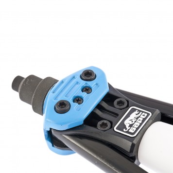 40431 | Заклепочник двуручный 310 мм, алюминий 2,4-6, 4 мм, сталь 2,4-4,8 мм, БАРС-1