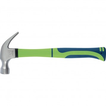 10442 | Молоток-гвоздодер, 450 г, фибергласовая обрезиненная рукоятка, СИБРТЕХ-0