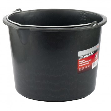 81437 | Ведро строительное пластмассовое 12 л, усиленное, MATRIX-0